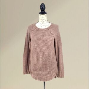 Sonoma Sweater Waffle Weave Brown Small